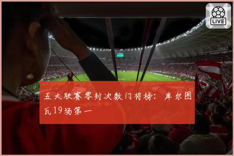 五大联赛零封次数门将榜：库尔图瓦19场第一